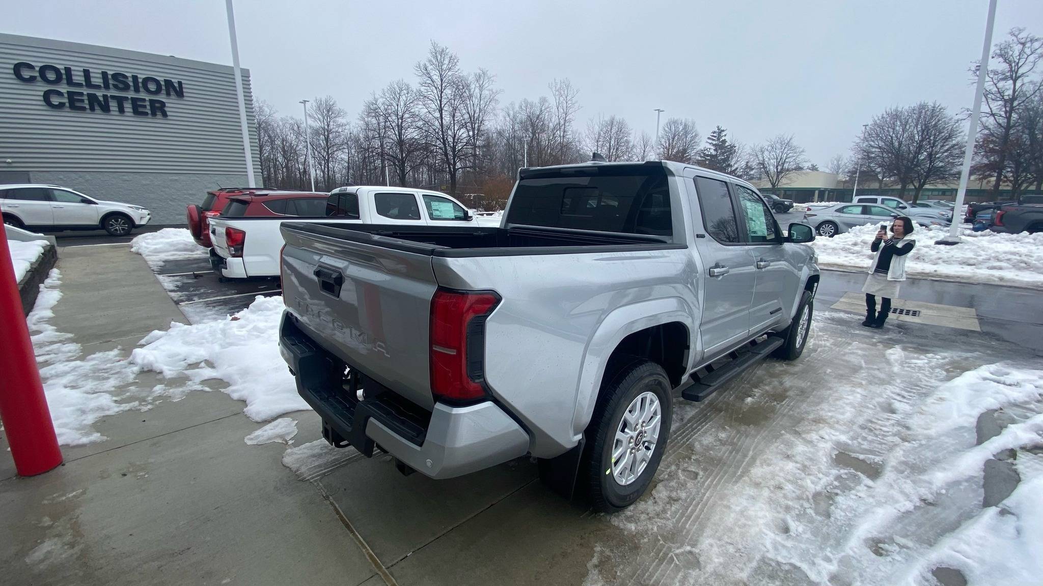 2024 Tacoma 2024 Tacoma arrives at a dealership! - Silver SR5 stial-silver-metallic-2024-toyota-tacoma-sr5-2-