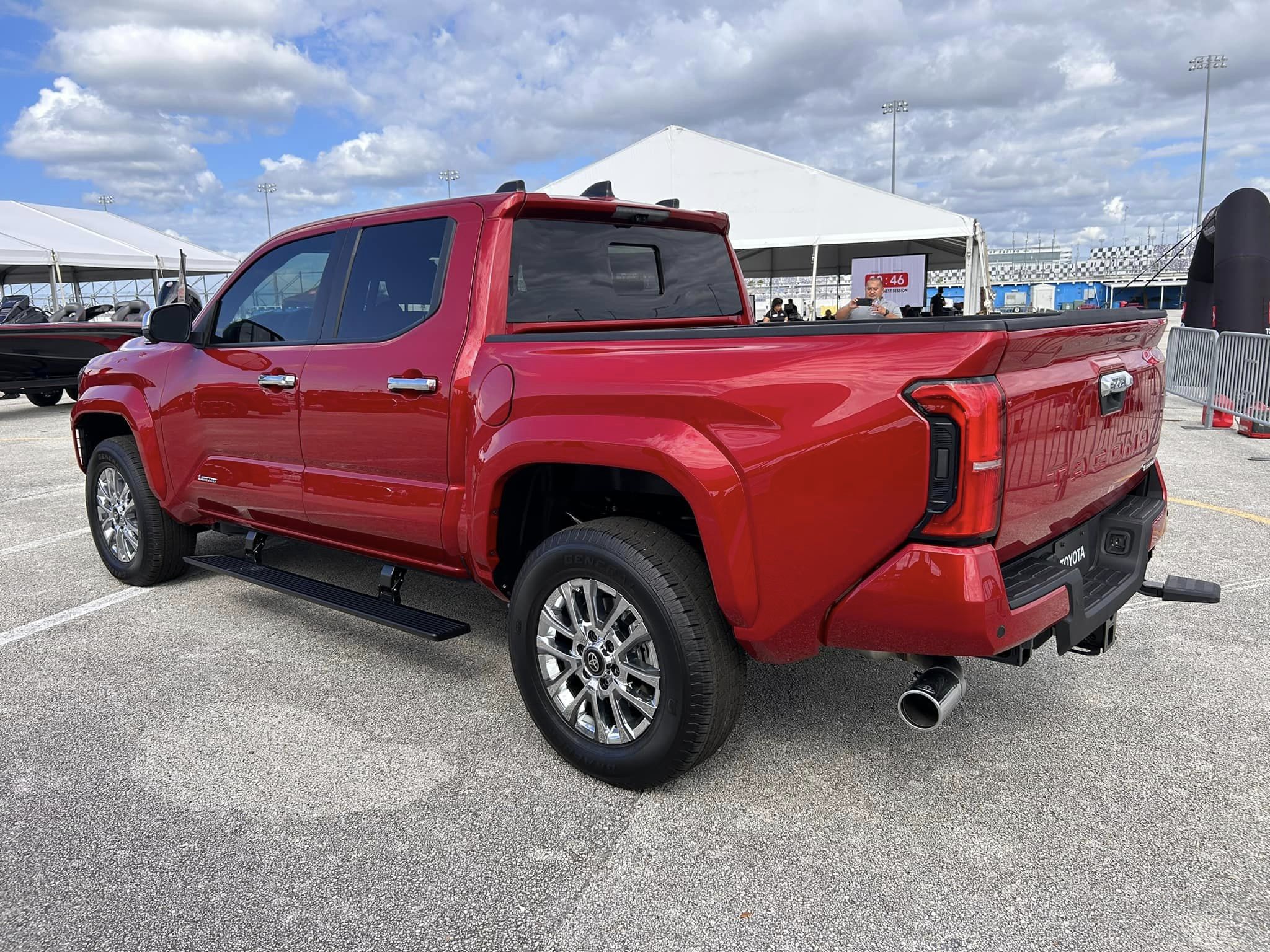 2024 Tacoma 2024 Tacoma LIMITED I-FORCE MAX (Supersonic Red) Video + Power Tailgate Demo supersonic-red-2024-toyota-tacoma-limited-3-
