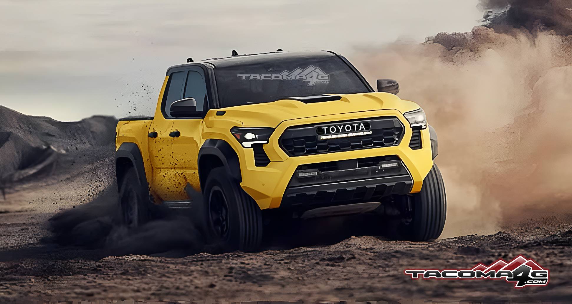 2024 Tacoma 2024 Tacoma TRD Pro Colors Previews Taco-Lightning-Yellow