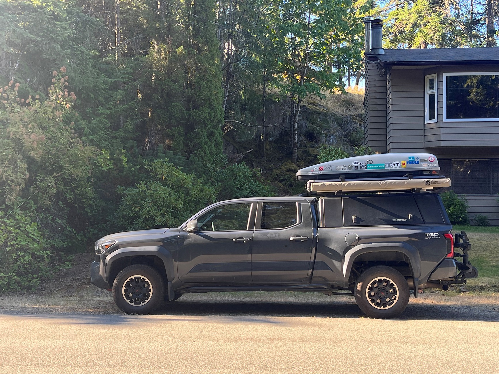 2024 Tacoma Dobinsons Coil Spring Rear Suspension Upgrade (C59-819V) Installed on 2024 TRD Off-Road Longbed TACO with Rake