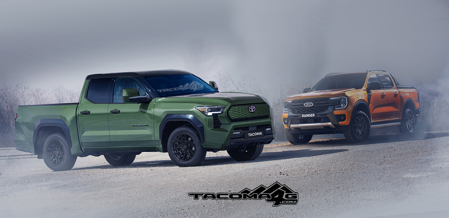 2024 Tacoma Next Gen 2024 Tacoma BEV + ICE/Hybrid Rendering Previews + Design, Development, Ordering & Production Schedule Tacoma-Ranger