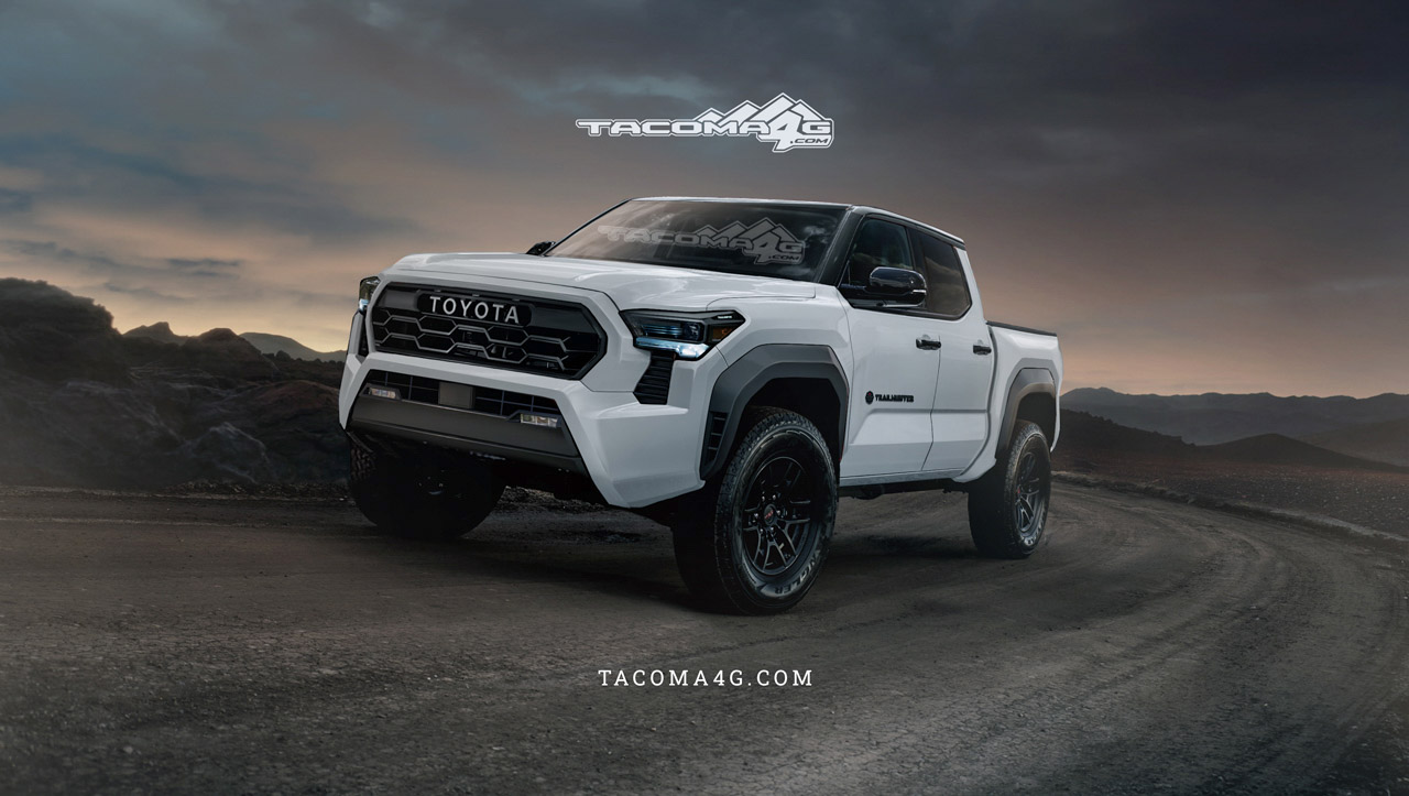 2024 Tacoma Our 2024 Tacoma Trailhunter CGI Previews! 🤩 Tacoma-Trailhunter-Front-white