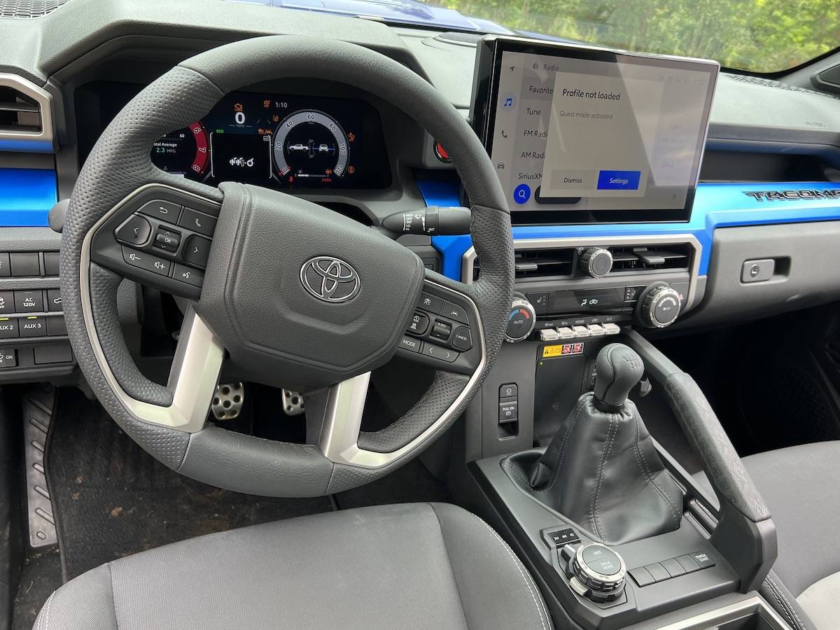 2024 Tacoma 2024 Tacoma TRD Sport Photos (Exterior, Interior, 6MT Manual Transmission) The-TRD-Sport-model-has-a-manual-transmission-option