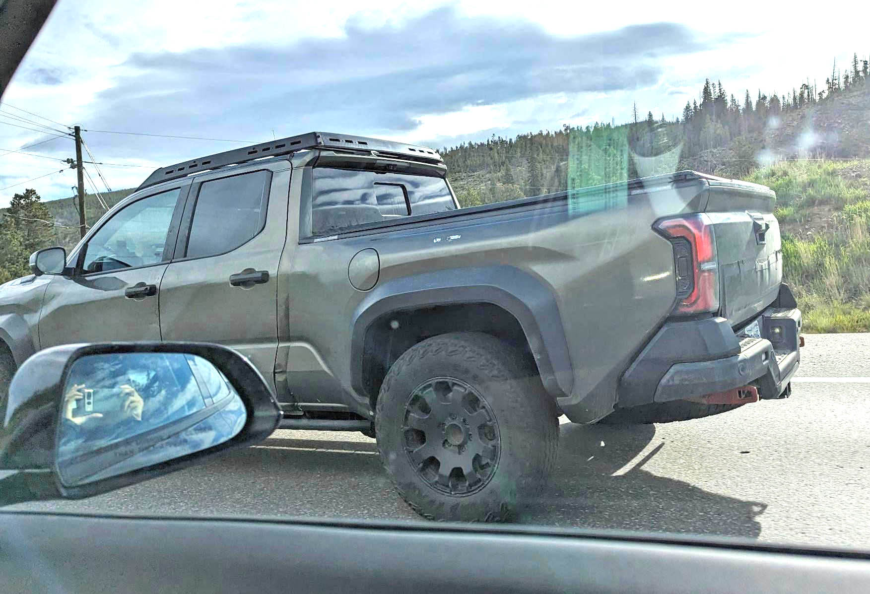 2024 Tacoma Spotted: Trailhunter Tacoma (Bronze Oxide) in CO, with dents Toyota Tacoma Trailhunter Bronze Oxide 1 copy
