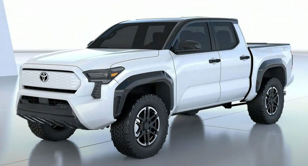 2024 Tacoma 2024 Tacoma Design Images Revealed in Patent! 📸 🕵🏻‍♂️ toyota-truck-ev-1024x555-