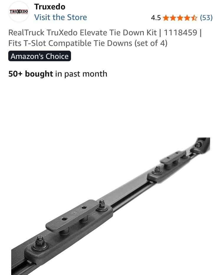 2024 Tacoma Bed Rail Tie-down Points trxtds