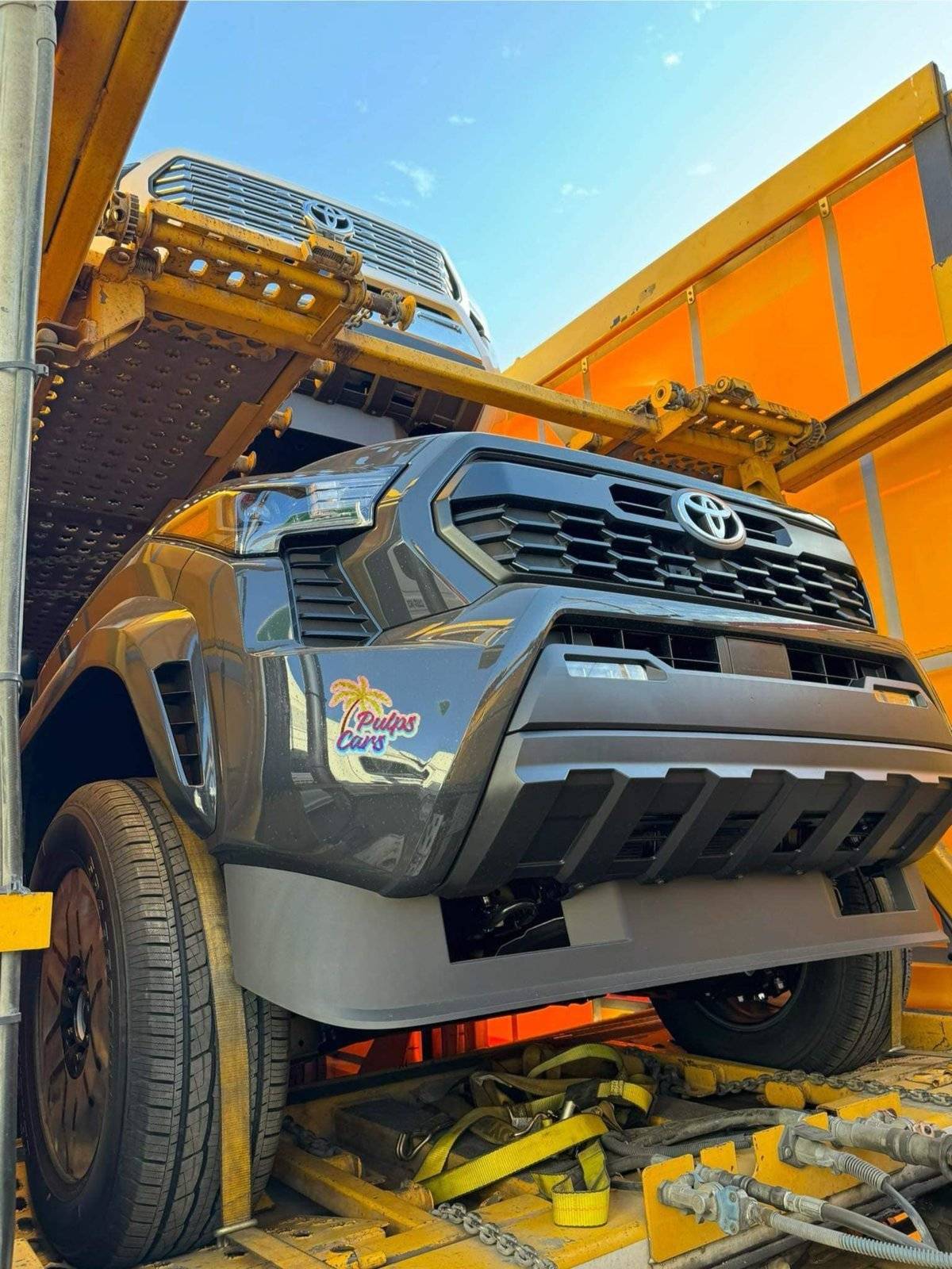 2024 Tacoma 2024 Tacoma Off-Road & Sport trims spotted up close on transport trucks Underground 2024 Tacoma TRD Off-Road 5