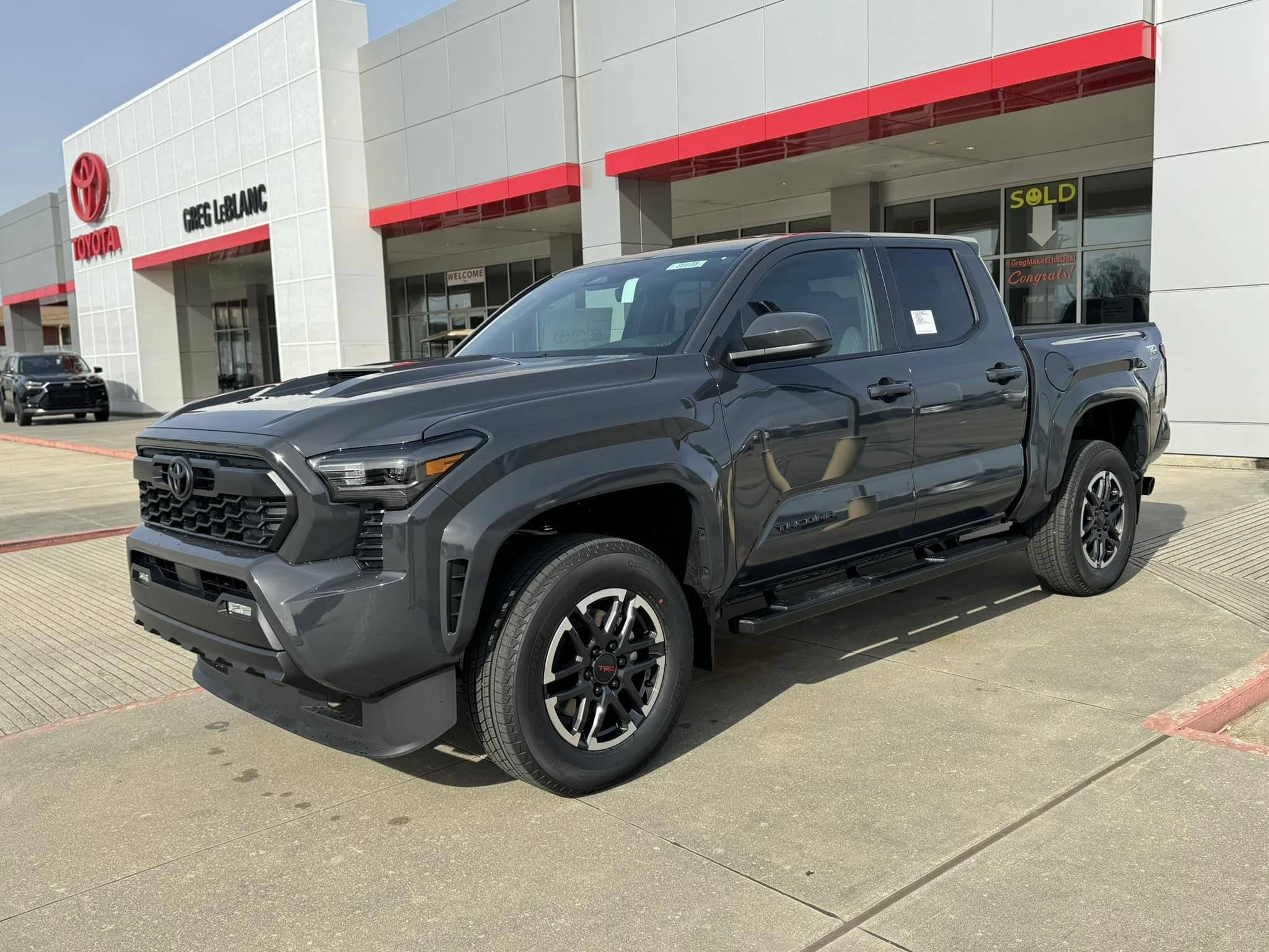 2024 Tacoma Updates of 2024 Tacomas on dealer lots (dealership, pricing, photos) Underground 2024 Tacoma TRD Sport Interior & Exterior 4