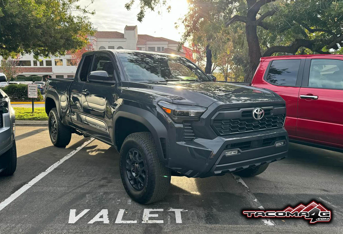 2024 Tacoma All 2024 Tacoma trims (SR, SR5, Limited, PreRunner, Limited, Trailhunter, TRD Sport/Offroad/Pro) in many colors @ media drive Underground 2024 Toyota Tacoma Prerunner