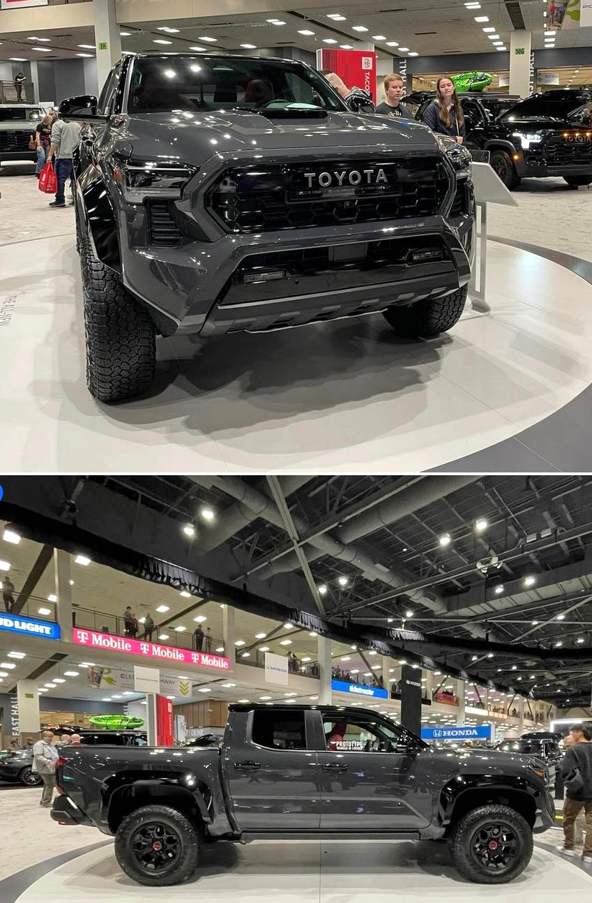 2024 Tacoma 2024 Tacoma TRD Pro in Underground Color at Seattle Auto Show underground2024tacomatrdpro