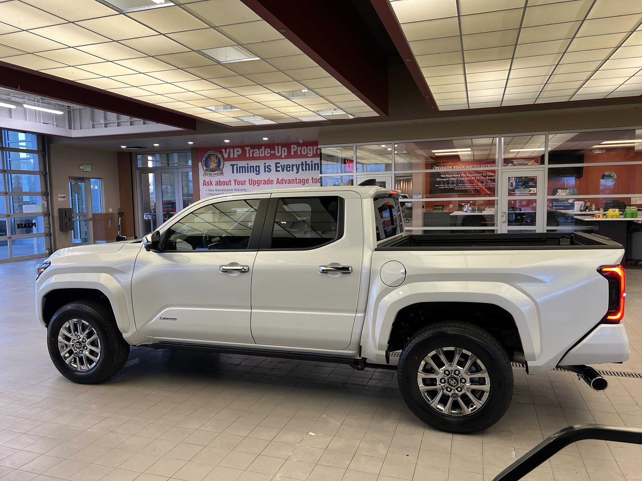 2024 Tacoma Official WIND CHILL PEARL 2024 Toyota Tacoma Thread Wind Chill Pearl 2024 Tacoma Limited interior exterior 1