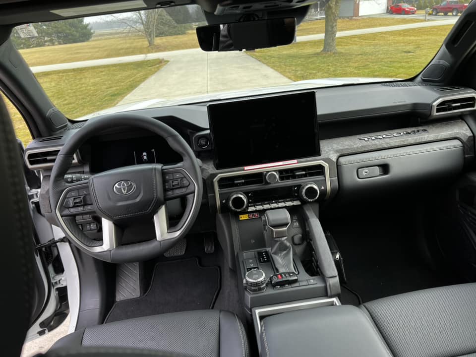 2024 Tacoma WIND CHILL PEARL 2024 Toyota Tacoma Thread Wind Chill Pearl 2024 Tacoma Limited interior exterior 4