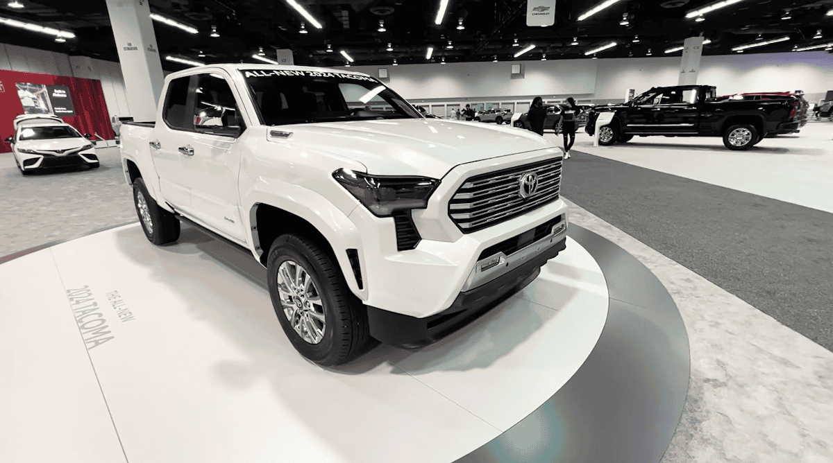 2024 Tacoma (Wind Chill Pearl White) 2024 Tacoma LIMITED Walkaround @ OC Auto Show wind-chill-pearl-white-2024-tacoma-1