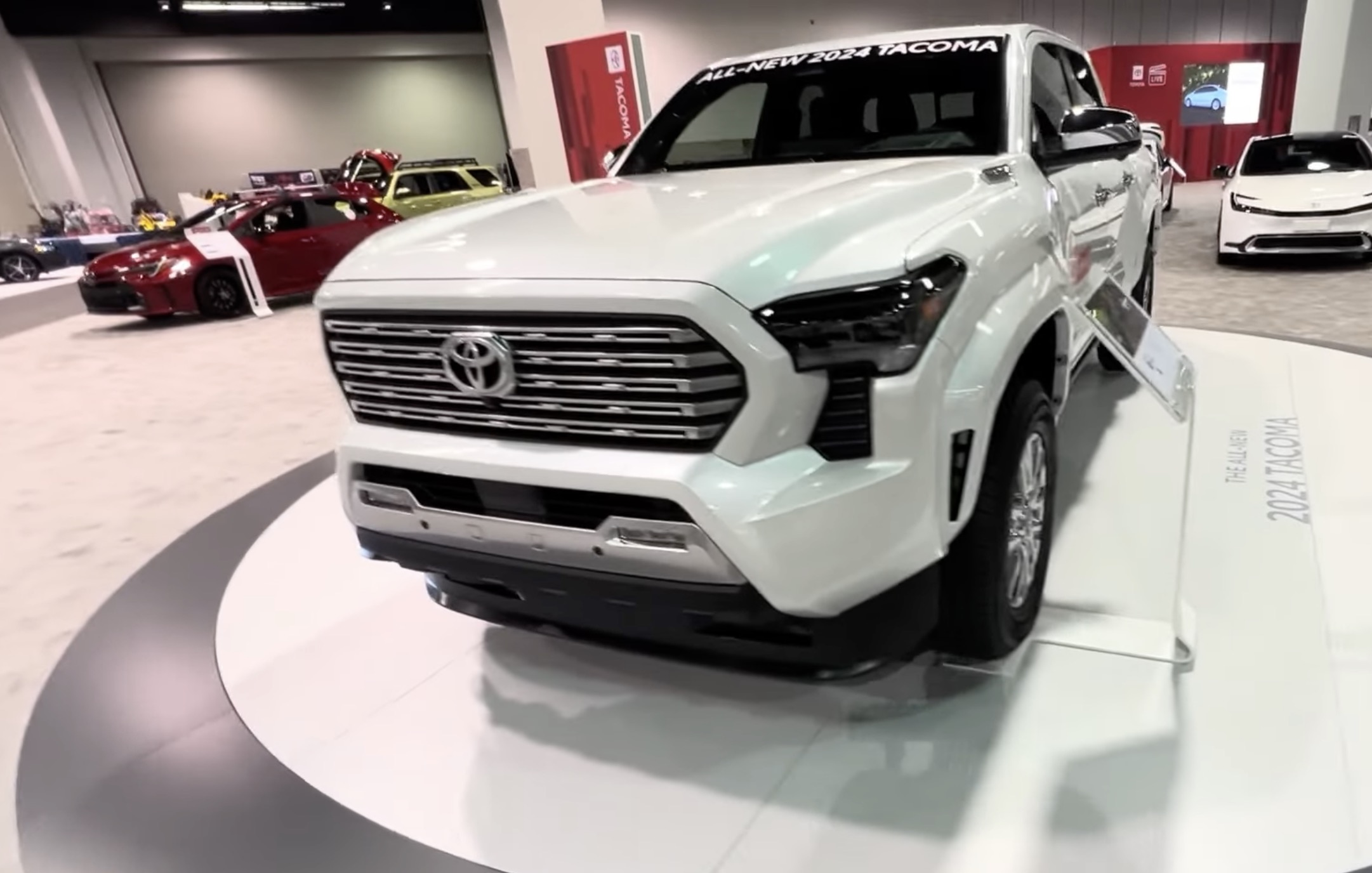 2024 Tacoma (Wind Chill Pearl White) 2024 Tacoma LIMITED Walkaround @ OC Auto Show Wind chill white 2024 toyota tacoma limited 1