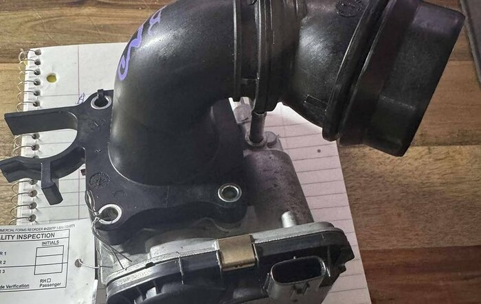 T24A-FTS Throttle Body and Throttle Body Elbow Measurements
