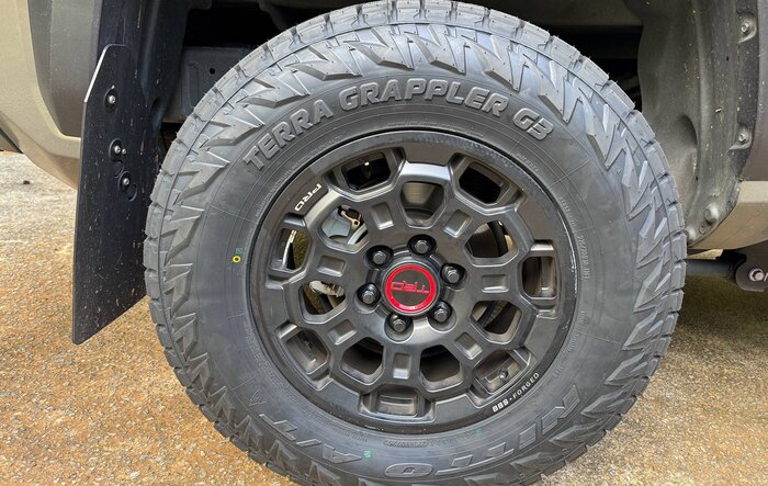 Nitto Terra Grappler G3, 275/70r18, Tundra Pro BBS wheels installed