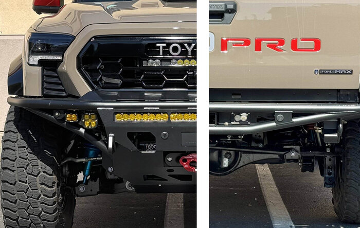 RELENTLESS FABRICATION Front and Rear Bumpers, Rock Sliders, Skids 😈