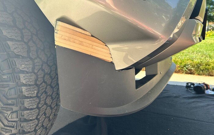 Modified Air Dam on a stock 2024 Tacoma Trailhunter 4th Gen