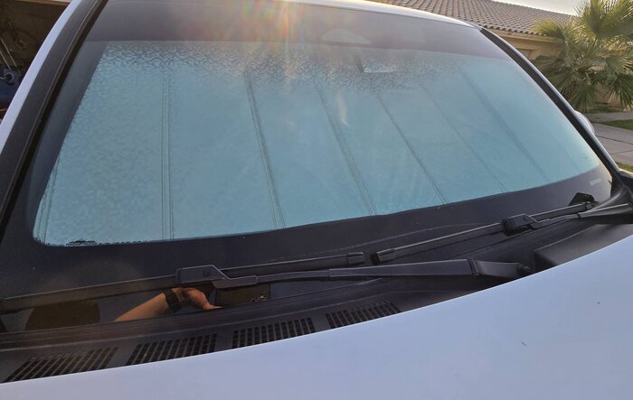 TRUMGETA Windshield Sun Shade – Keep Your Tacoma Cool This Summer!