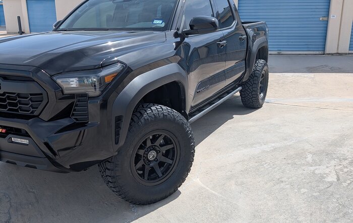 2025 Tacoma TRD OR on Icon Rebound Pros 0 offset + 285/70/17 Nitto Ridge Grappler tires
