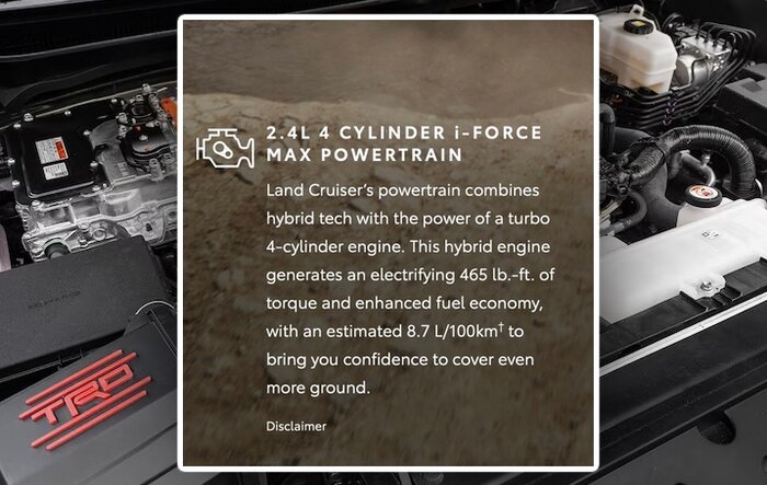 Estimated MPG for Hybrid Tacoma 2.4L iForce Max Fuel Economy