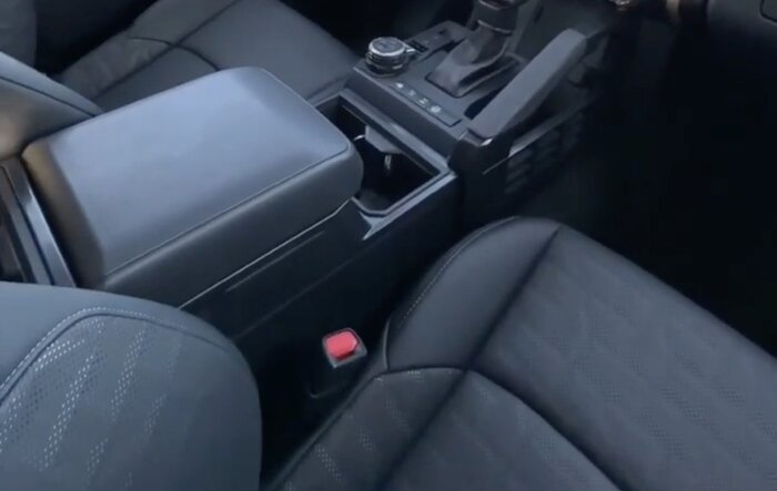 First look at 2024 Tacoma Off-Road interior w/ SofTex seats