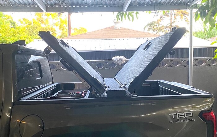 Diamondback HD bed cover installed