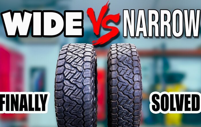 Wide VS Narrow Tires (Pizza Cutters to Wide)