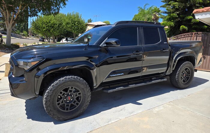 3rd Gen TRD Wheels installed on 4th Gen Tacoma