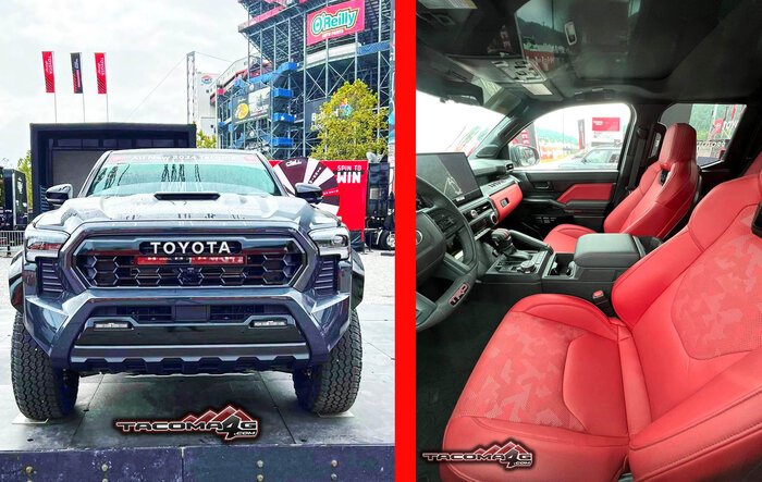 2024 Tacoma TRD PRO in Underground / Red Interior & IsoDynamic Seats