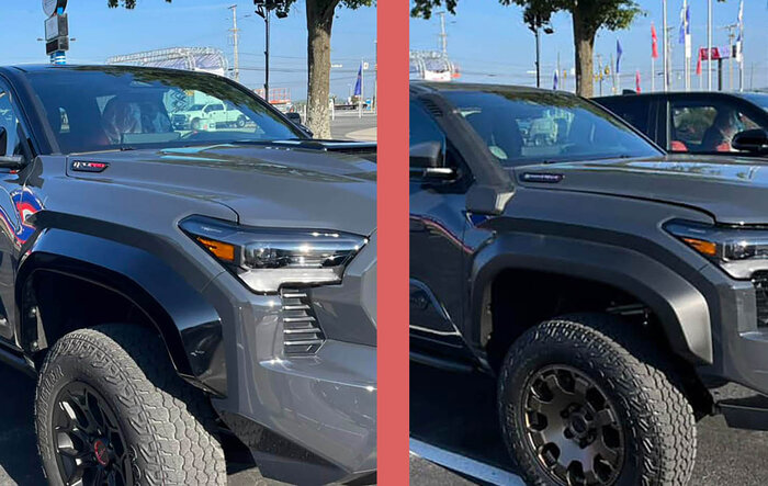 Underground TRD PRO vs. TRAILHUNTER 2024 Tacomas side-by-side comparison