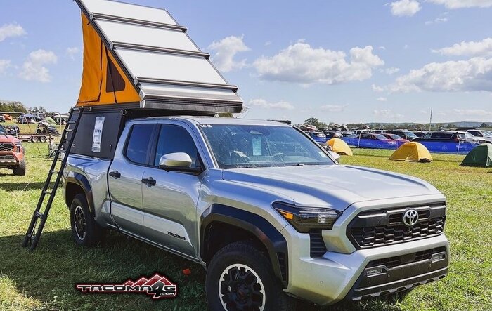 GFC Topper Camper on 2024 Tacoma TRD Off-Road Long Bed / Long Boi @ Overland Expo East