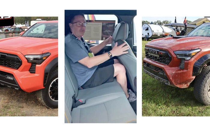 Videos: 2024 Tacoma TRD Pro, TRD Off-Road, Trailhunter -- Rear Backseat Legroom Tested + Walkaround Reviews