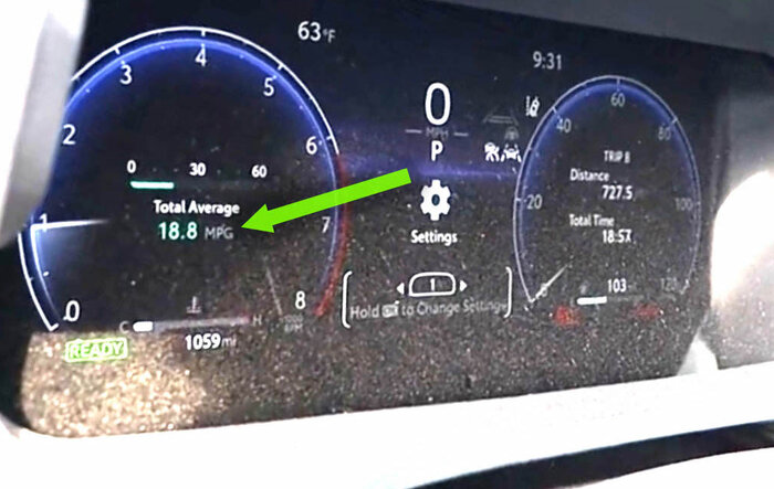 18.8 MPG offroading / 30 MPG potential seen on 2024 Tacoma TRD Pro iForce Max Hybrid