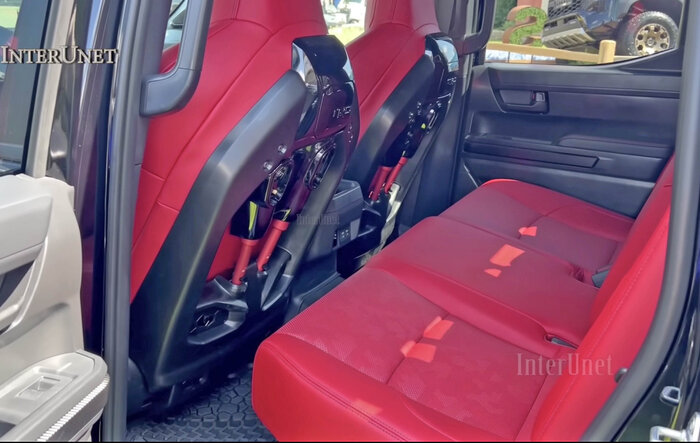Rear Backseat Legroom in 2024 Tacoma TRD Pro w/ Isometric Suspension Seats -- Photos & Video