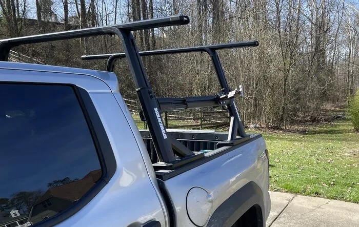 Yakima Overhaul HD Bed Rack with track adapter - Confirmed fit on 2024 Tacoma