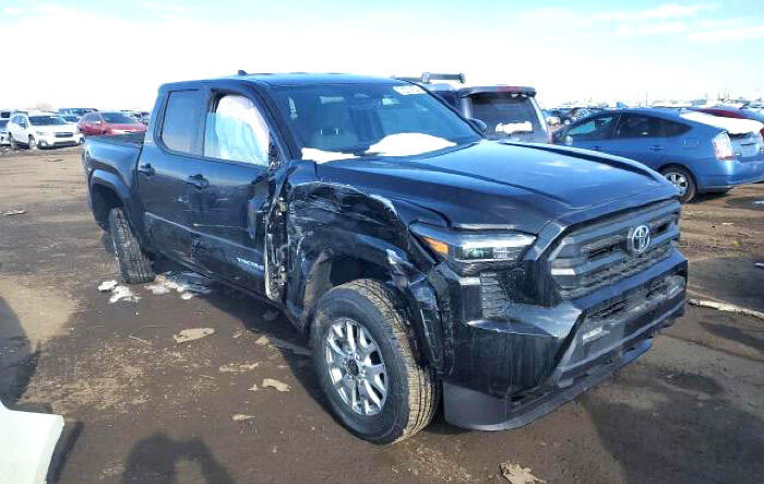 First totaled 4th gen Tacoma on Copart