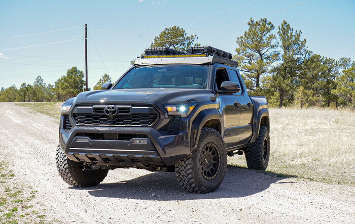 My Underground 2024 Tacoma build: 295/70/17 tires on Method 305, light bar, roof rack