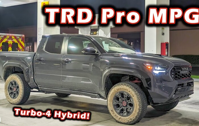 Hybrid 2024 Tacoma TRD Pro – Real World MPG HIghway Fuel Economy + Range Test @ 70 MPH