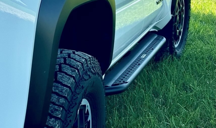 Go Rhino F-250 Super Duty Drop Steps For Dominator D6 Side Steps Only; Textured Black D6410000T (99-25 F-250 Super Duty SuperCab, SuperCrew W/ Dominator D6 Side Steps) - Free Shipping