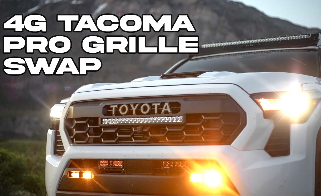 Genuine Toyota 2025+ 4Runner TRD Pro & Trailhunter Matte Black Grille Letter Overlay