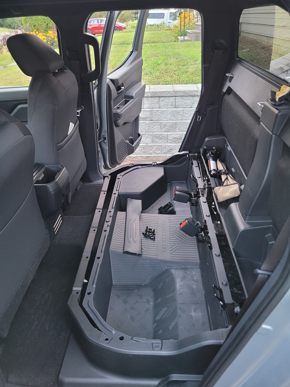Tacoma Access Cab Rear Seat Delete